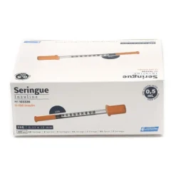 Seringue à insuline avec aiguille 29 G x 100