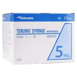 Seringue 3 pièces Terumo avec aiguille 21G par 100