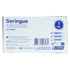 Seringue 3 pièces tuberculine