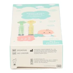 Seringues nasales pour bébé motif animaux