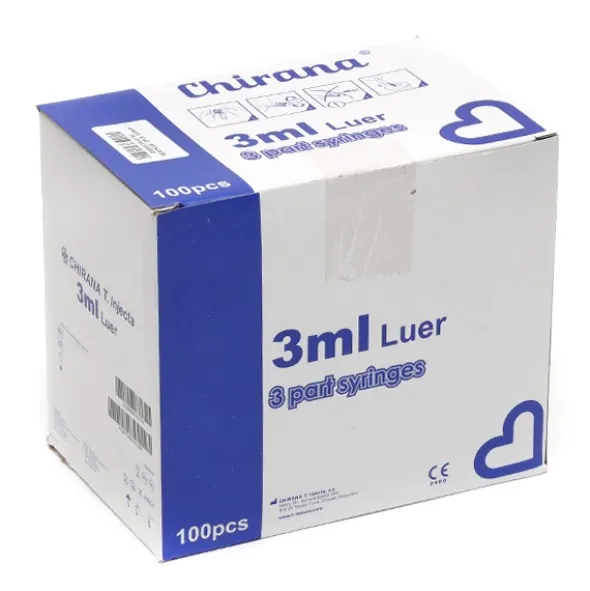 Seringue stérile 3 pièces