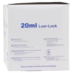 Seringue stérile 3 pièces Luer Lock