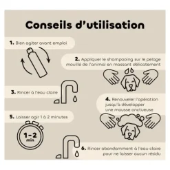 Shampooing anti insectes chien et chat Biovetol
