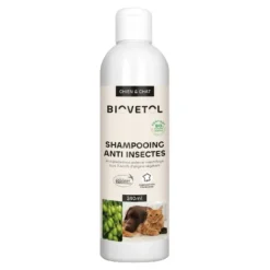 Shampooing anti insectes chien et chat Biovetol