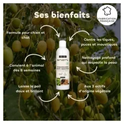 Shampooing anti insectes chien et chat Biovetol
