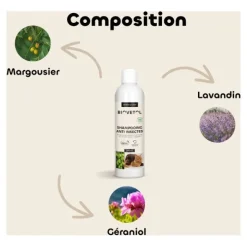 Shampooing anti insectes chien et chat Biovetol