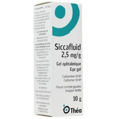 Siccafluid gel ophtalmique