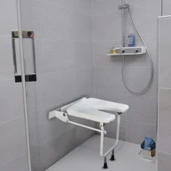 Siège de douche mural