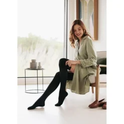 Sigvaris Active Coton bio Bas de contention femme classe 2