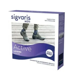 Sigvaris Active Loisirs Chaussettes de Contention Homme Classe 2