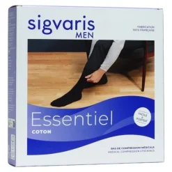 Sigvaris Essentiel Coton Bas de Contention Homme Classe 2