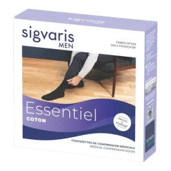 Sigvaris Essentiel Coton Chaussettes de Contention Homme Classe 3