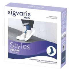Sigvaris Styles Colors Chaussettes de contention Classe 2 homme