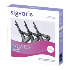 Sigvaris Styles Motifs Bas de contention femme classe 2