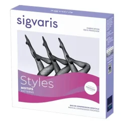 Sigvaris Styles Motifs Collant de contention fantaisie femme classe 2