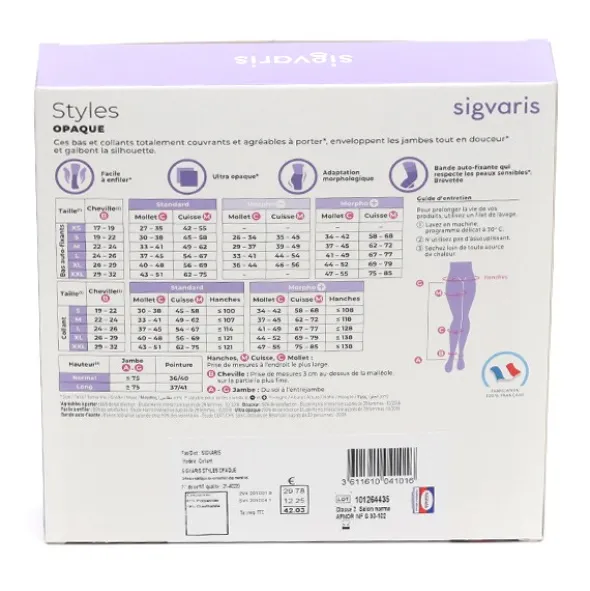 Sigvaris Styles Opaque Collants de contention Femme Classe 2