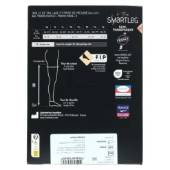 Smartleg Semi transparent Bas de contention femme classe 2