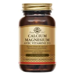 Solgar Calcium magnésium avec vitamine D3 comprimés