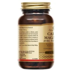 Solgar Calcium magnésium avec vitamine D3 comprimés
