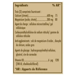 Solgar Calcium magnésium avec vitamine D3 comprimés