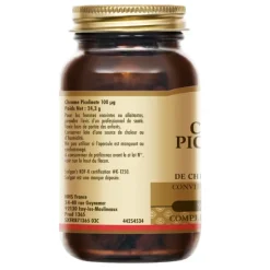 Solgar Chrome Picolinate 100 µg comprimés