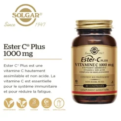 Solgar Ester-C Plus Vitamine C 1000 mg comprimés