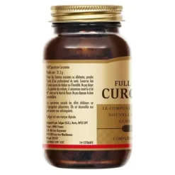 Solgar Full Spectrum Curcumine capsules