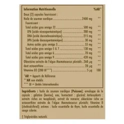 Solgar Full Spectrum Omega Huile de saumon capsules