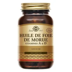 Solgar Huile de Foie de Morue capsules