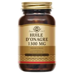 Solgar Huile d'onagre 1300 mg capsules