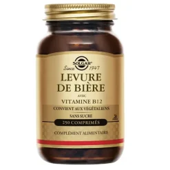 Solgar Levure de bière avec vitamine B12 comprimés