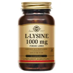Solgar L-Lysine 1000 mg comprimés