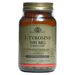Solgar L Tyrosine 500 mg gélules
