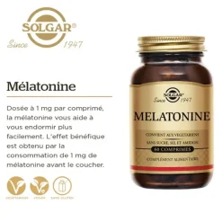 Solgar Mélatonine 1 mg comprimés