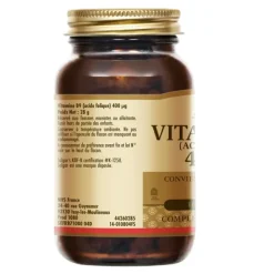 Solgar vitamine B9 400 µg comprimés