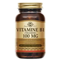 Solgar Vitamine B1 100 mg gélules