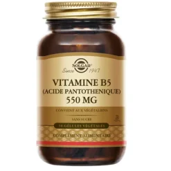 Solgar Vitamine B5 550 mg gélules