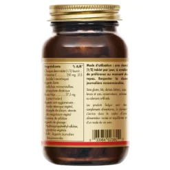 Solgar Vitamine C 500mg avec Rose hips comprimés