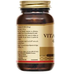 Solgar vitamine D3 400 UI capsules