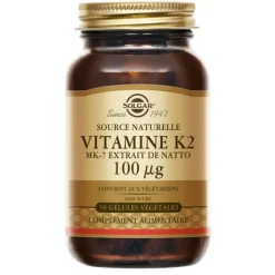 Solgar Vitamine K2 100 µg gélules