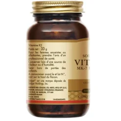 Solgar Vitamine K2 100 µg gélules