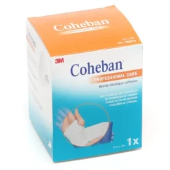 Solventum Coheban bande de contention cohésive 7 cm x 3 m