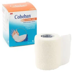 Solventum Coheban bande de contention cohésive 7 cm x 3 m