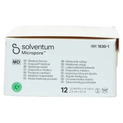 Solventum Micropore sparadrap blanc 2,5 cm x 9,14 m