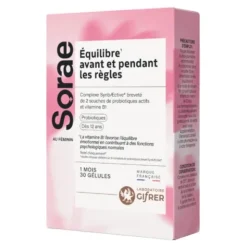 Sorae Equilibre avant et pendant les règles gélules