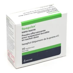 Spagulax sans sucre poudre effervescente sachets