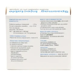 Spasmag injectable ampoules