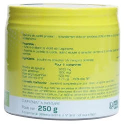 Spiruline bio 500 mg comprimés