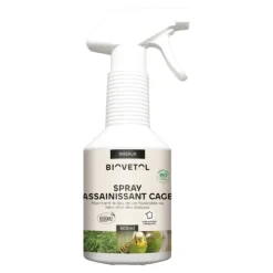 Spray assainissant cage oiseaux Biovetol