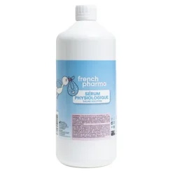 Sérum physiologique en bouteille